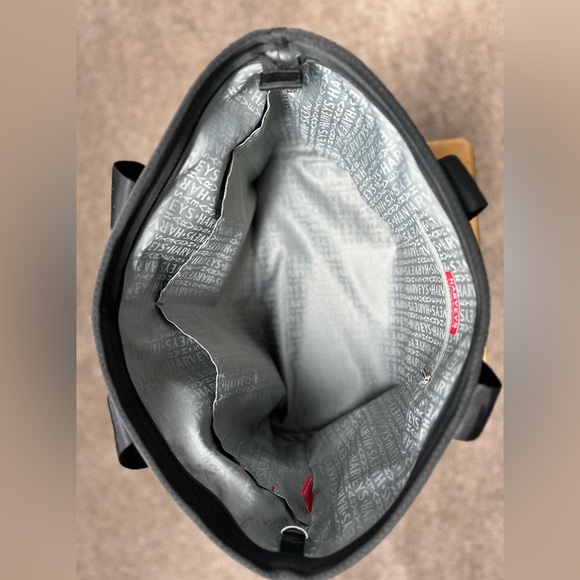 Extra Large Harvey’s Original Seatbelt Bag Black Handbag Tote MADE IN USA Rare - Picture 5 of 7